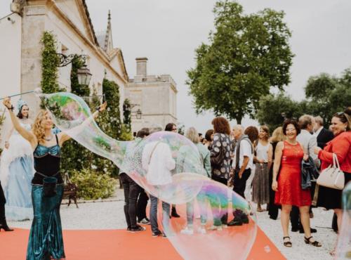 Bulles de savon mariage événementiel