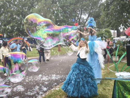 Bulles de savon féériques