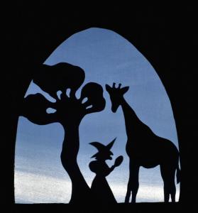 théatre ombre spectacle pour enfant la girafe